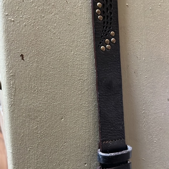 Cole Haan studded black belt - Picture 1 of 5